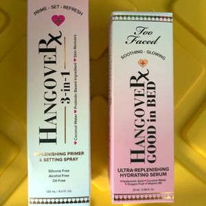 Too Faced Hangover RX Primer & Setting Spray & Hydrating Serum
